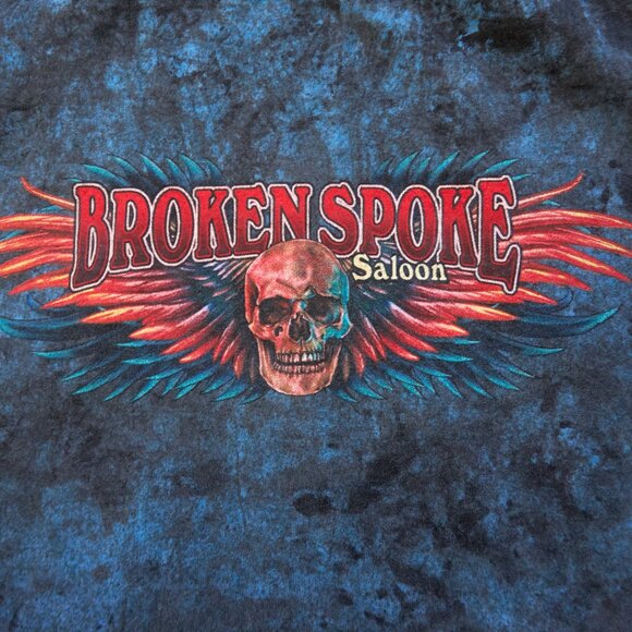 Sturgis Broken Spoke Saloon, Biker Motorcycles, Men's T-Shirt, Long Sleeve, L - Picture 3 of 7